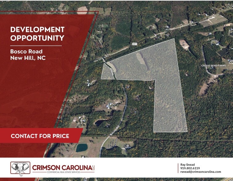 Primary Photo Of 0 & 3429 Bosco Rd, New Hill Land For Sale