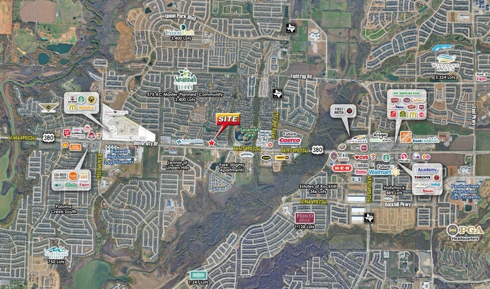 More Photos Of NWC Gardenia Blvd & US-380, Aubrey Unknown For Lease