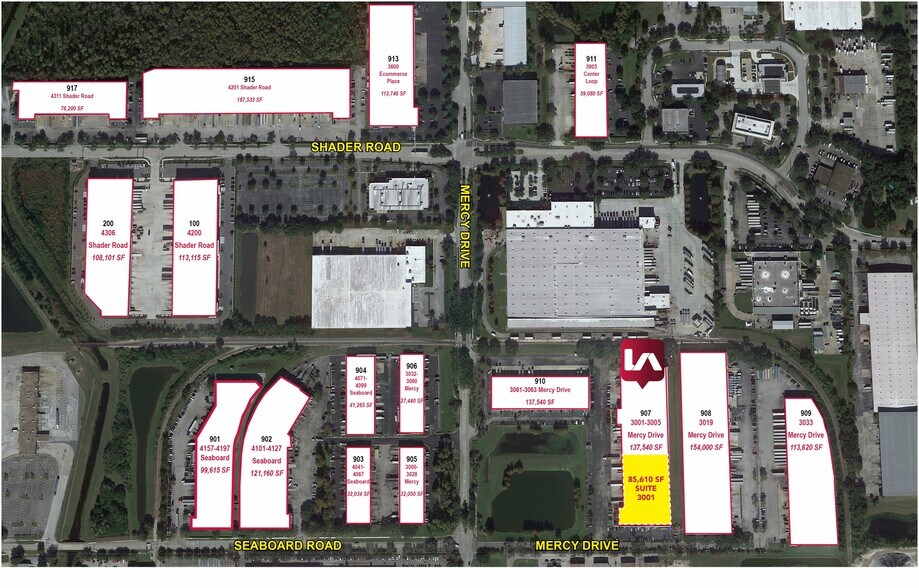 More Photos Of 3001-3005 Mercy Dr, Orlando Warehouse For Lease