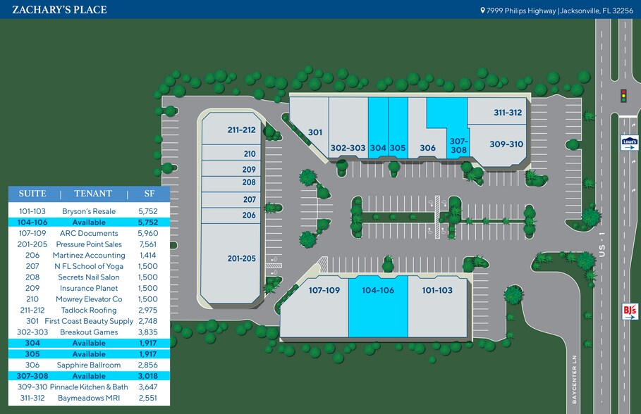 More Photos Of 7999 Philips Hwy, Jacksonville General Retail For Lease