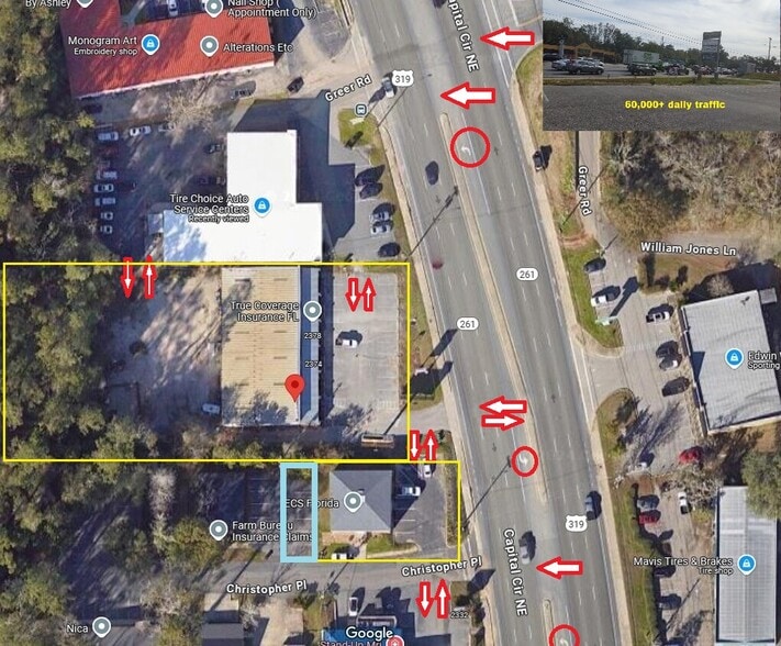 More Photos Of 2370-2380 Capital Cir NE, Tallahassee Storefront For Lease