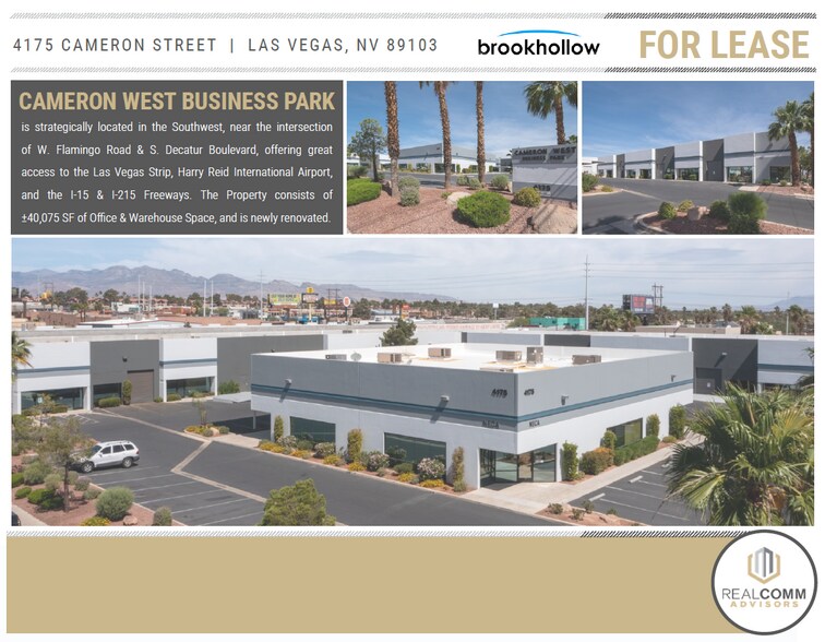 More Photos Of 4175 Cameron St, Las Vegas Light Manufacturing For Lease