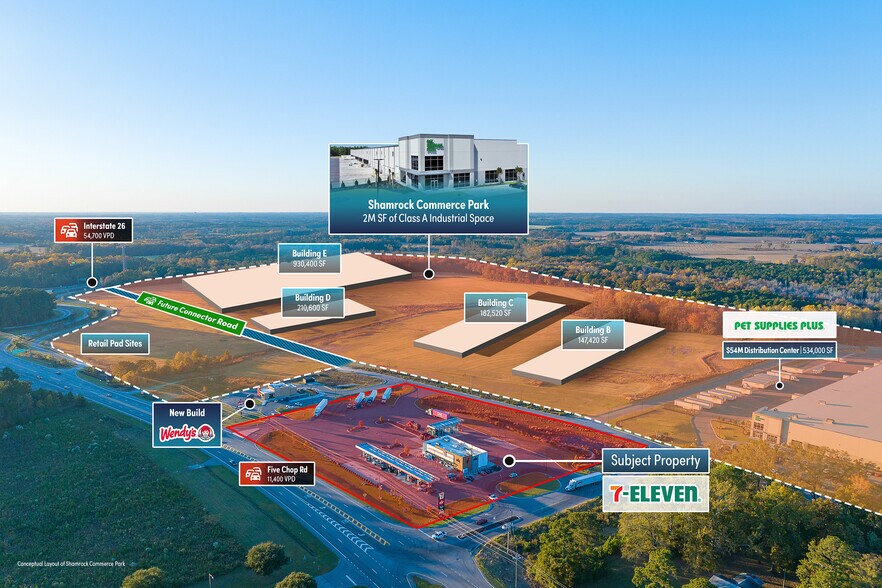 More Photos Of 3457 Five Chop Rd, Orangeburg General Retail For Sale