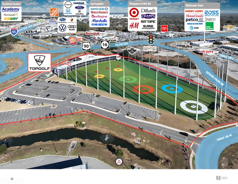 More Photos Of 1250 Satchel Paige Dr, Mobile Freestanding For Sale