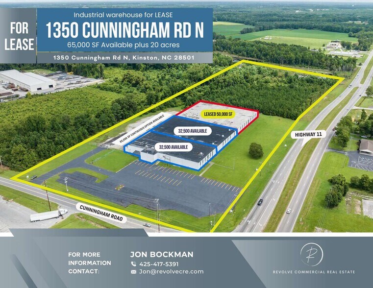 More Photos Of 1350 Cunningham Rd N, Kinston Warehouse For Lease