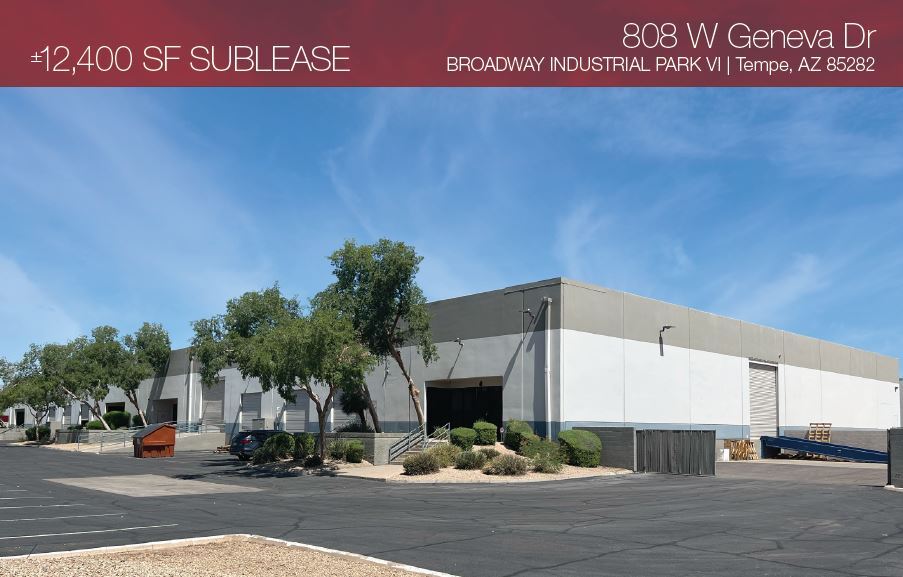 Primary Photo Of 808-820 W Geneva Dr, Tempe Warehouse For Lease