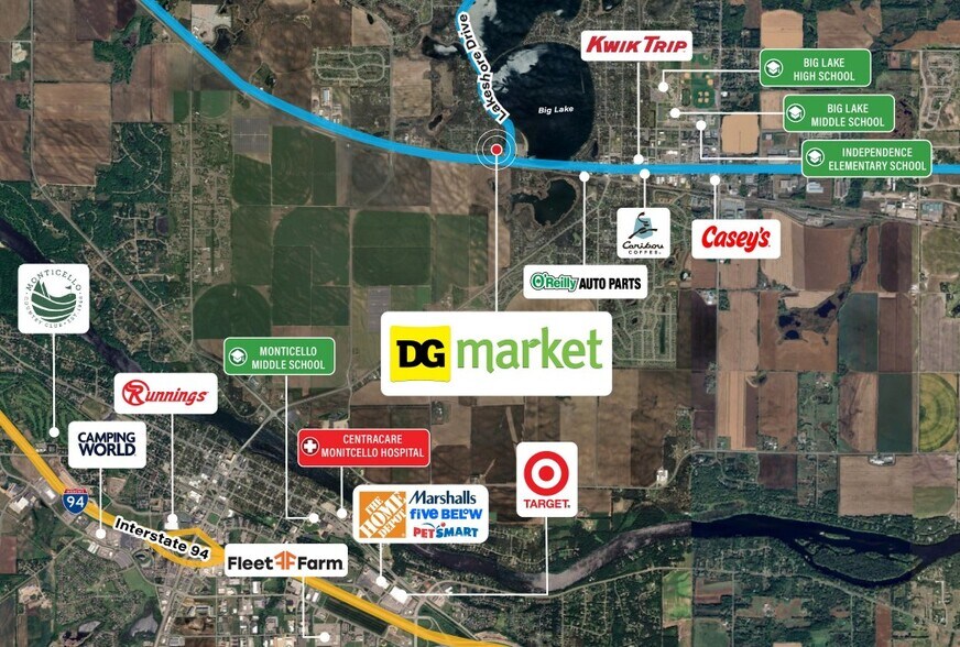 More Photos Of 90 Lakeshore Dr, Big Lake Freestanding For Sale