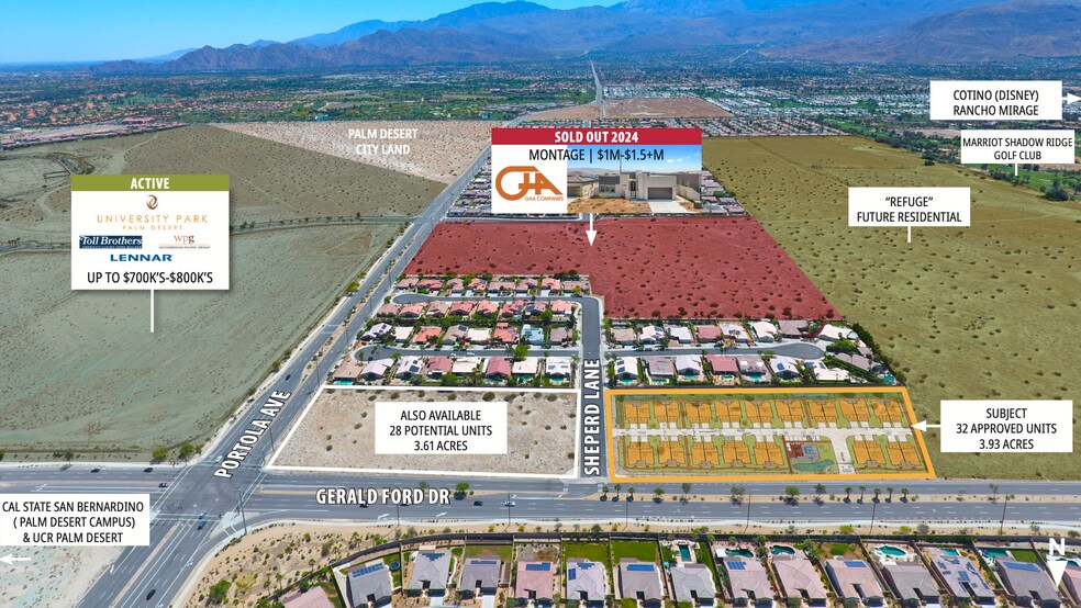 More Photos Of Gerald Ford Drive & Sheperd Lane, Palm Desert Land For Sale