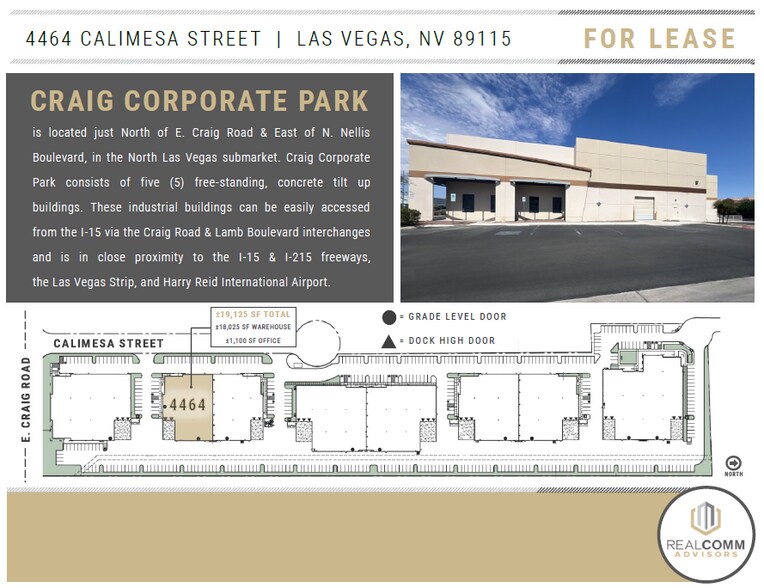 More Photos Of 4464 Calimesa St, Las Vegas Warehouse For Lease