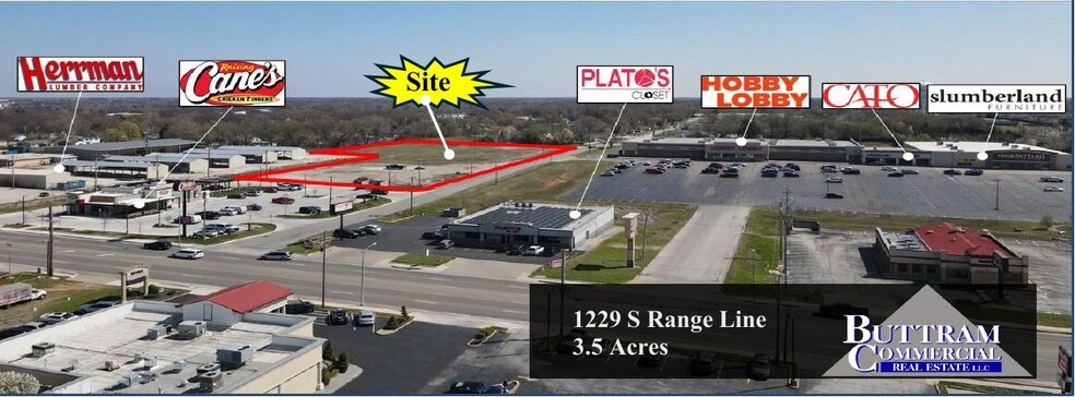 Primary Photo Of 1229 S Range Line Rd, Joplin Land For Sale