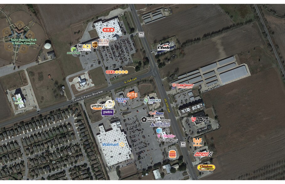 More Photos Of 103 Carlos G Parker Blvd, Taylor Restaurant For Lease