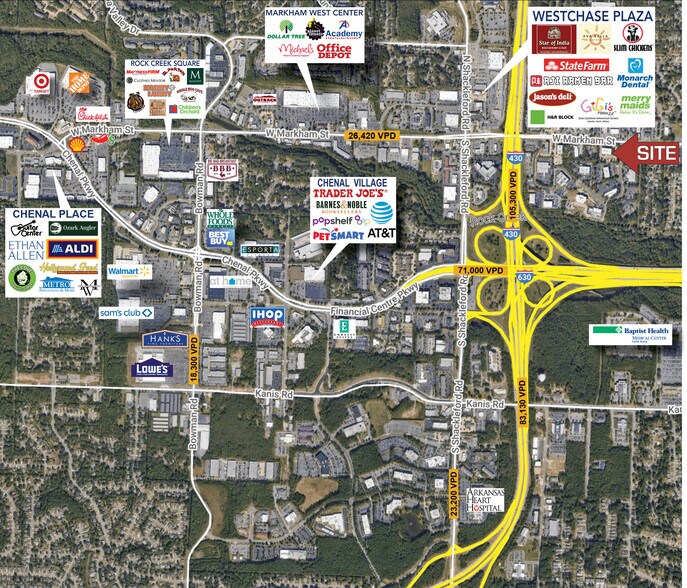 More Photos Of 10201 W Markham St, Little Rock Medical For Lease
