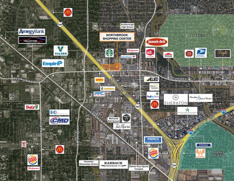 More Photos Of 5240-5392 W 34th St, Houston Unknown For Lease