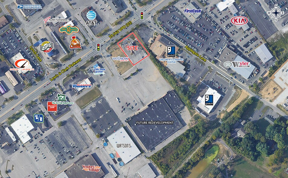 More Photos Of 756 E Lewis and Clark Pky, Clarksville Land For Sale