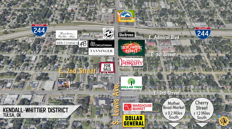 More Photos Of 116 S. Lewis and 2313 E. 2nd St., Tulsa Land For Sale