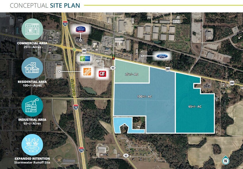More Photos Of US Hwy 280 & GA Hwy 90, Cordele Land For Sale