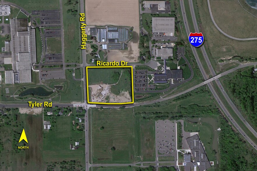 Primary Photo Of 9275 Haggerty Rd, Belleville Land For Sale