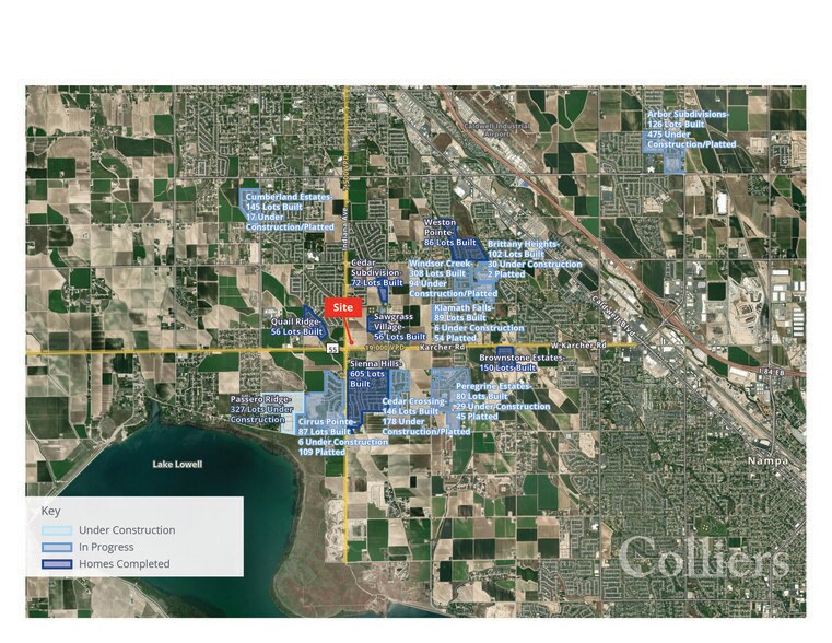 More Photos Of NEC Karcher Rd & Indiana ave, Caldwell Land For Lease