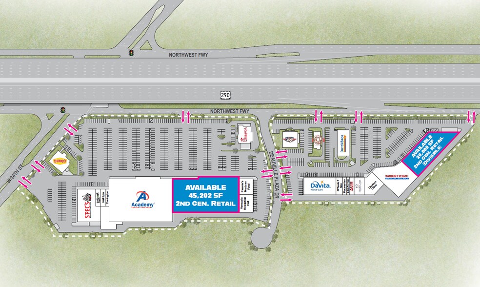 More Photos Of 10903-10999 Northwest Fwy, Houston Unknown For Lease