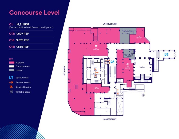 More Photos Of 1735 Market St, Philadelphia Office For Lease