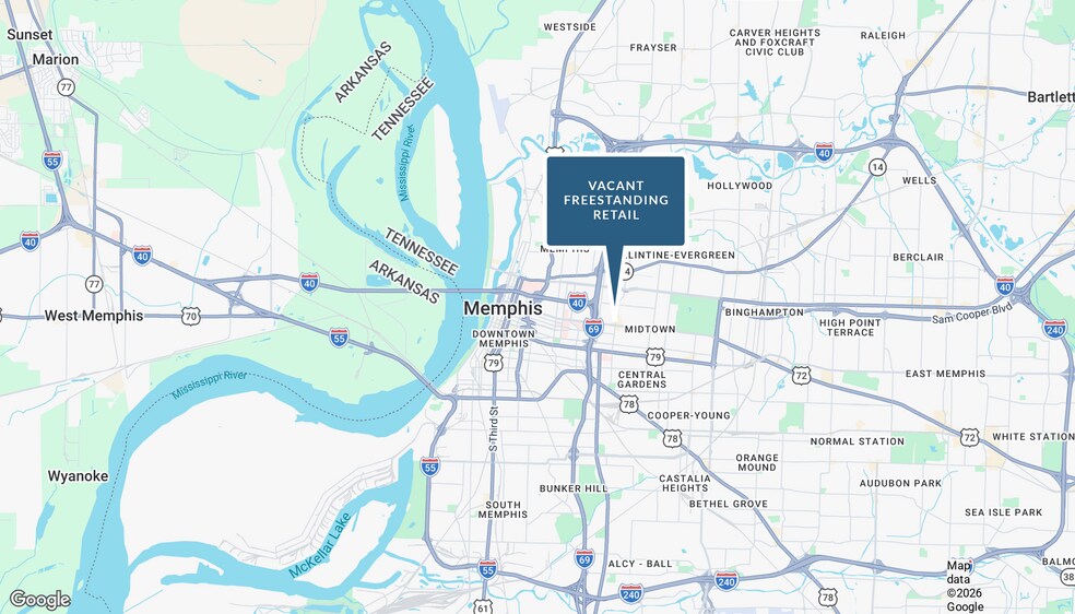 More Photos Of 213 N Cleveland St, Memphis Freestanding For Sale