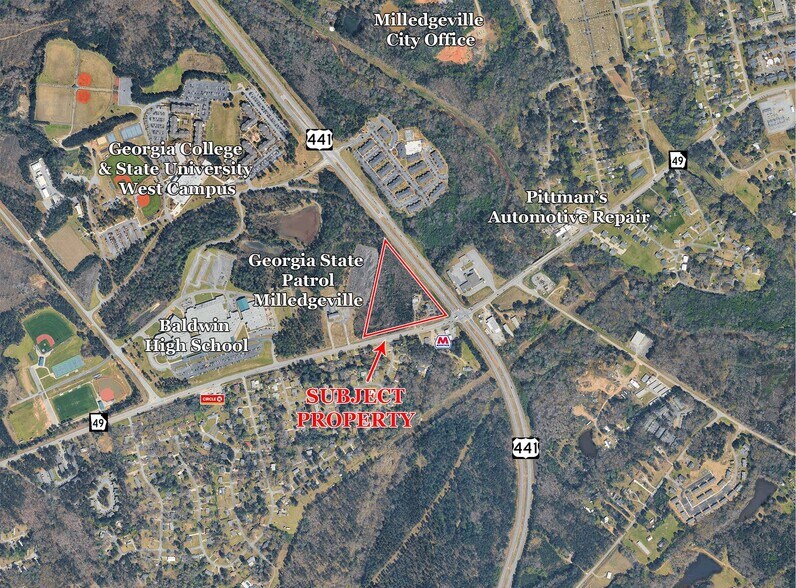 Primary Photo Of GA Highway 49 & US Highway 441, Milledgeville Land For Sale