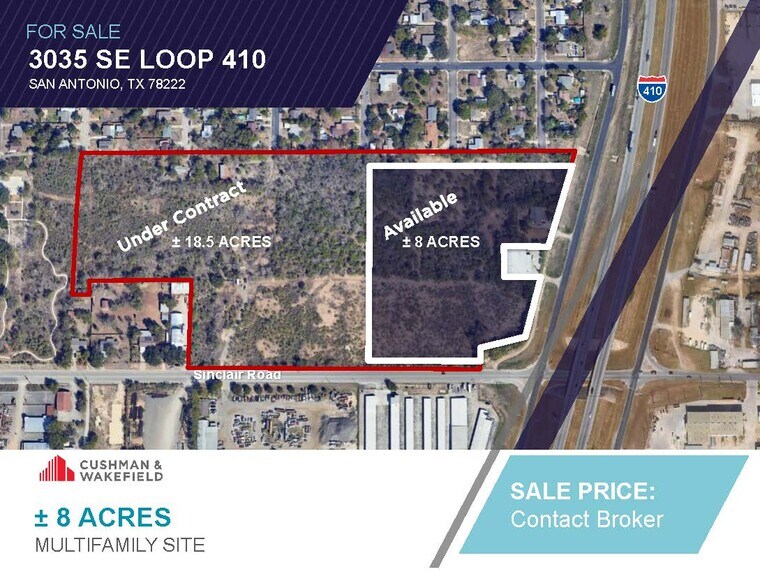 Primary Photo Of 3035 SE Loop 410, San Antonio Land For Sale