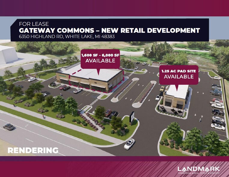 Primary Photo Of 6350 Highland Rd, White Lake Freestanding For Lease