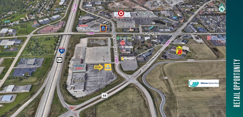 Primary Photo Of I-41 & WI-44, Oshkosh Land For Lease