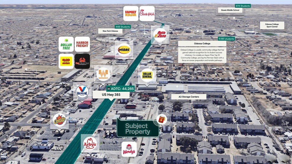More Photos Of 8005 TX-191 Frontage, Odessa General Retail For Sale