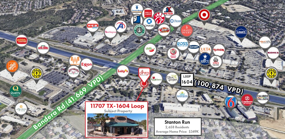 Primary Photo Of 11707 W Loop 1604 N, San Antonio Fast Food For Sale