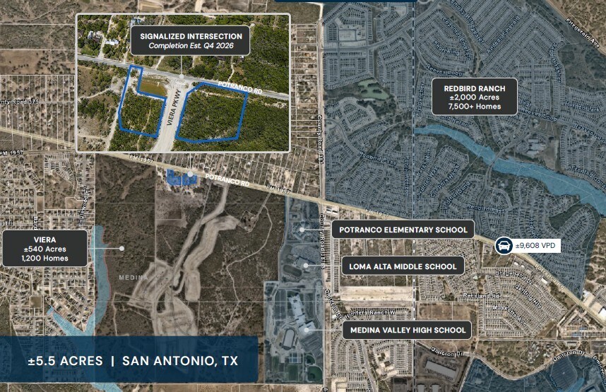 More Photos Of Viera Parkway & Potranco Rd, San Antonio Land For Sale