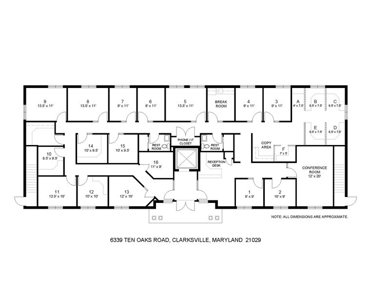 More Photos Of 6339 Ten Oaks Rd, Clarksville Office For Sale