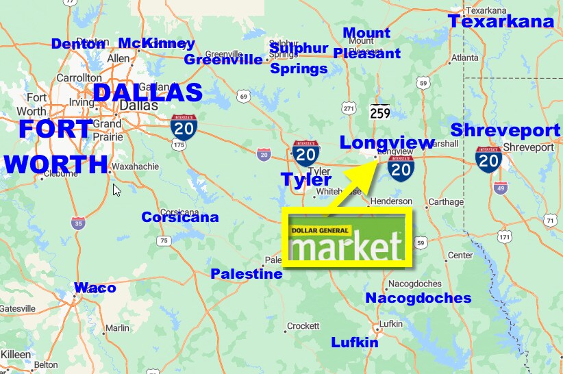 More Photos Of 3016 Estesville rd, Longview General Retail For Sale