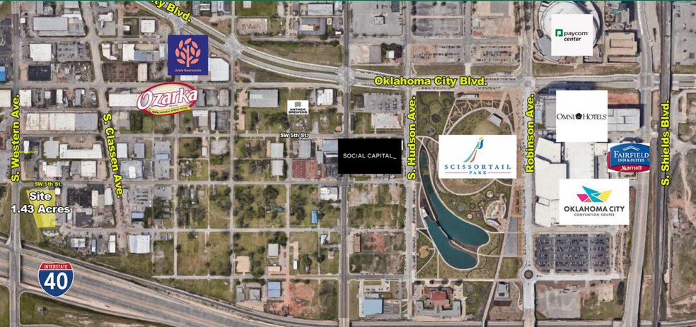 More Photos Of 1000 SW 5th St, Oklahoma City Land For Lease
