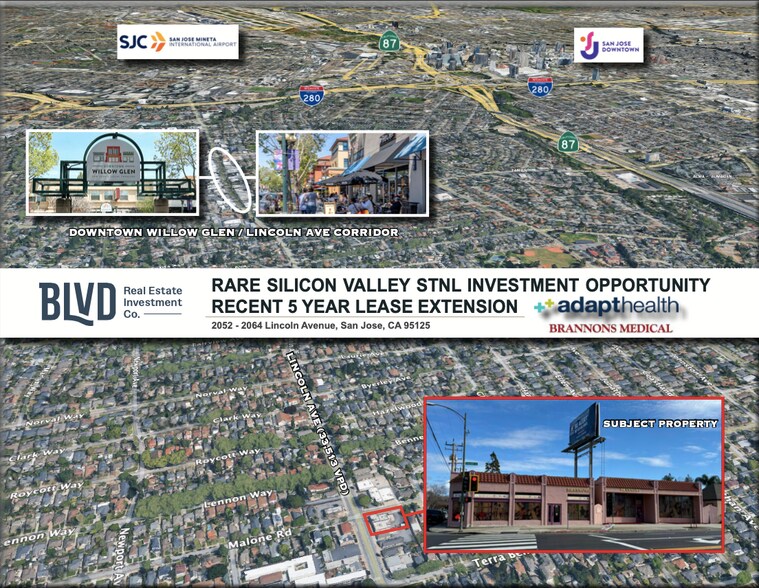 Primary Photo Of 2064 Lincoln Ave, San Jose Freestanding For Sale