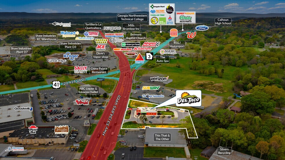 More Photos Of 250 Highway 53 E, Calhoun Fast Food For Lease