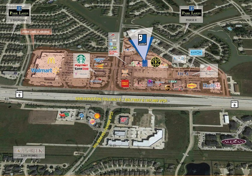 More Photos Of 9535-9635 N Sam Houston Pky E, Humble Storefront For Lease