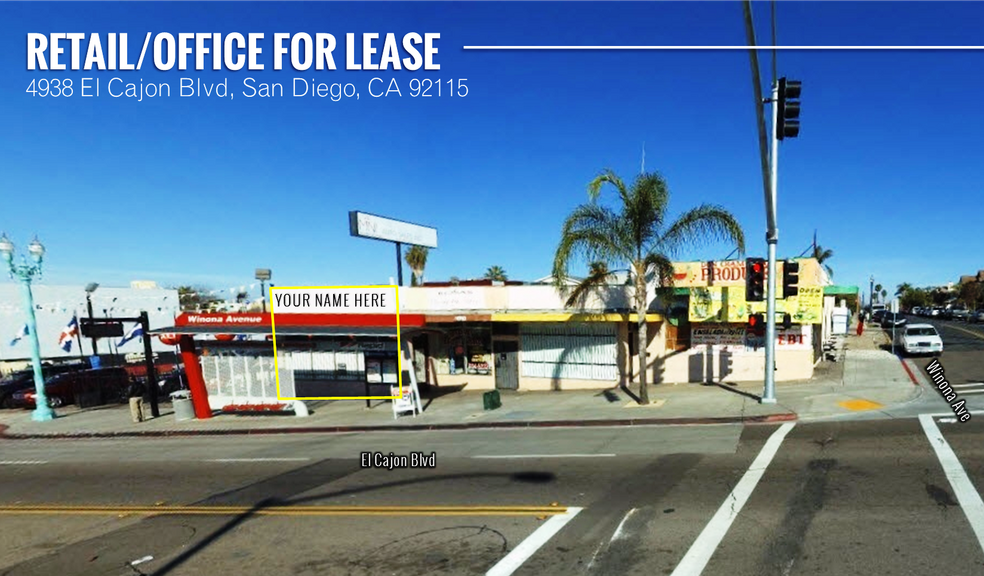Primary Photo Of 4938 El Cajon Blvd, San Diego Unknown For Lease