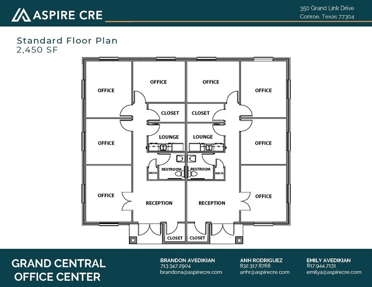 More Photos Of 350 Grand Link Dr, Conroe Office For Sale