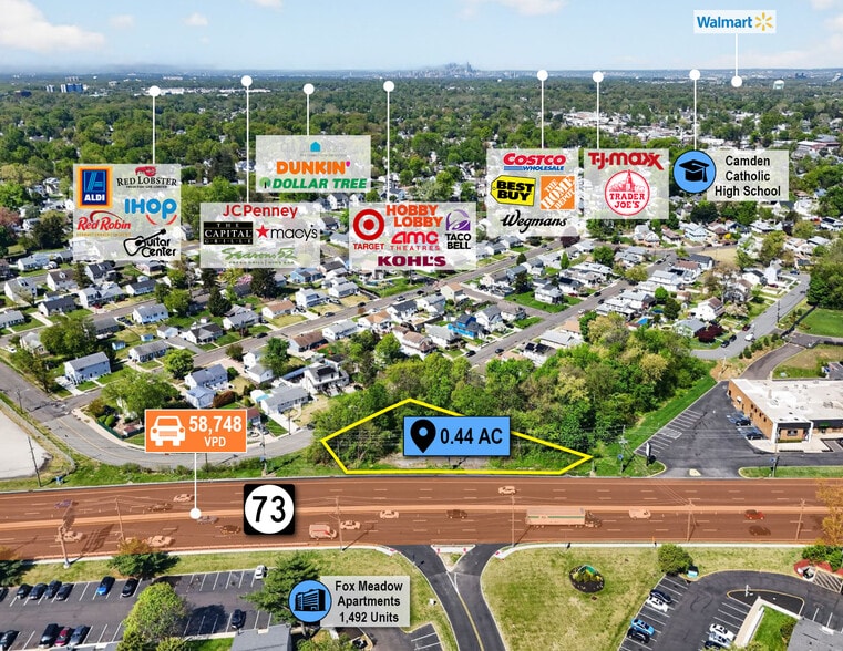 More Photos Of 2937 Route 73, Maple Shade Township Land For Sale