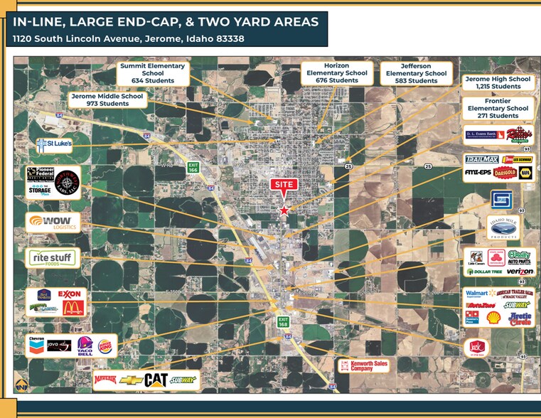 More Photos Of 1016-1120 S Lincoln Ave, Jerome General Retail For Lease