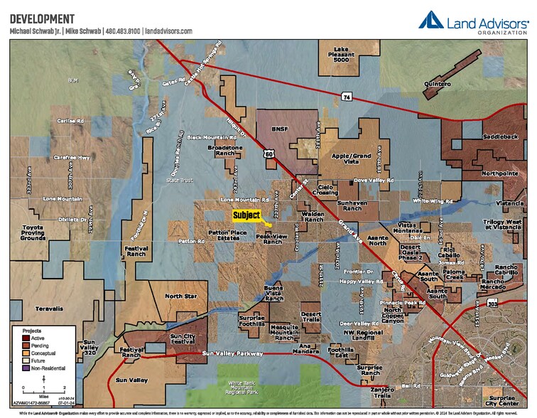 More Photos Of N NEC Patton Road & 231st Avenue, Wittmann Land For Sale