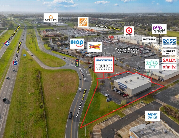 More Photos Of 4301 Pecanland Mall Dr, Monroe Freestanding For Sale