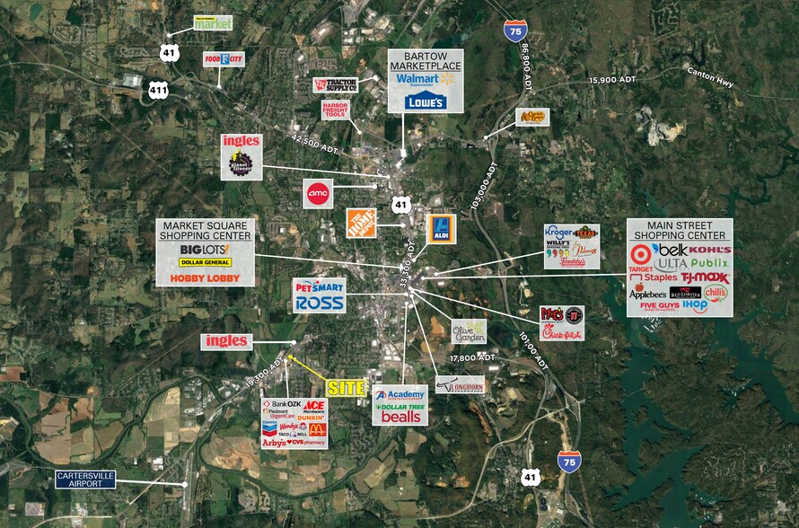 Primary Photo Of 952 West Ave, Cartersville Land For Sale
