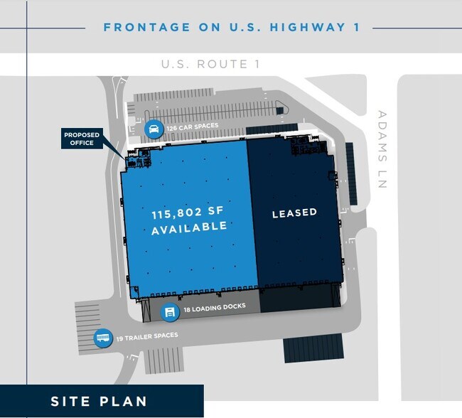 More Photos Of 1980 U.S. Route 1, North Brunswick Warehouse For Lease