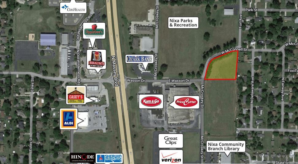 Primary Photo Of Wasson @ McCroskey, Nixa Land For Sale