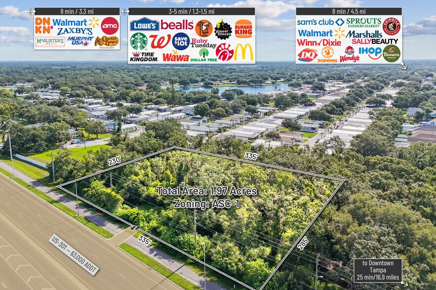 More Photos Of 11218 US 301, Riverview Land For Sale