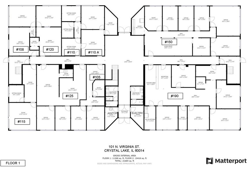 More Photos Of 101 N Virginia St, Crystal Lake Medical For Lease