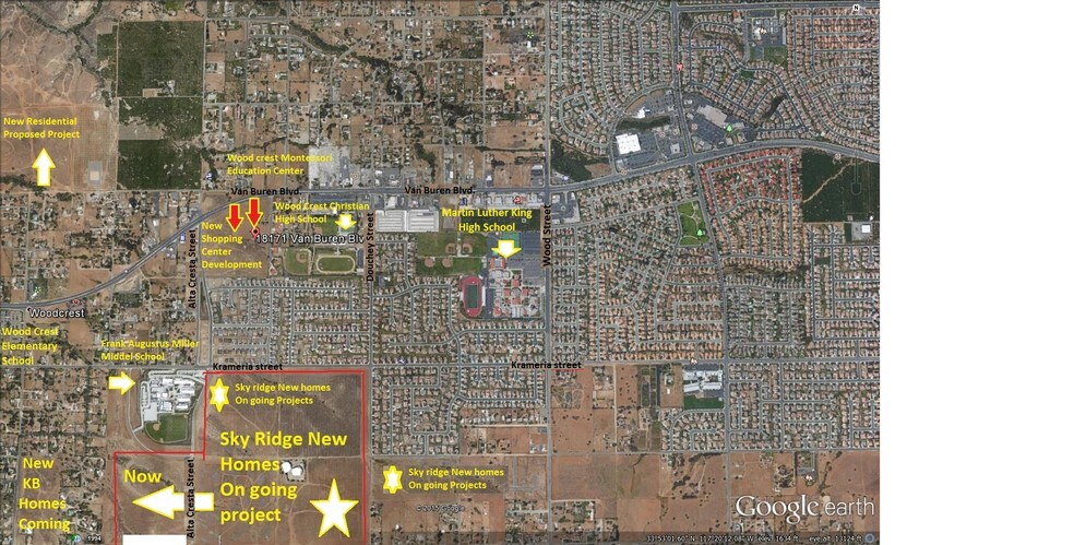 More Photos Of 18233 Van Buren Blvd, Riverside Land For Lease